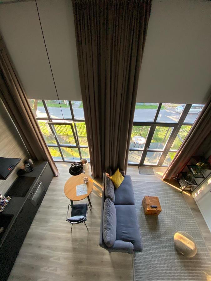G - Owl Jazz -Modern Loft Type Apartment 18 With Big Roof Terrace And Free Private Parking Kaunas Exterior photo